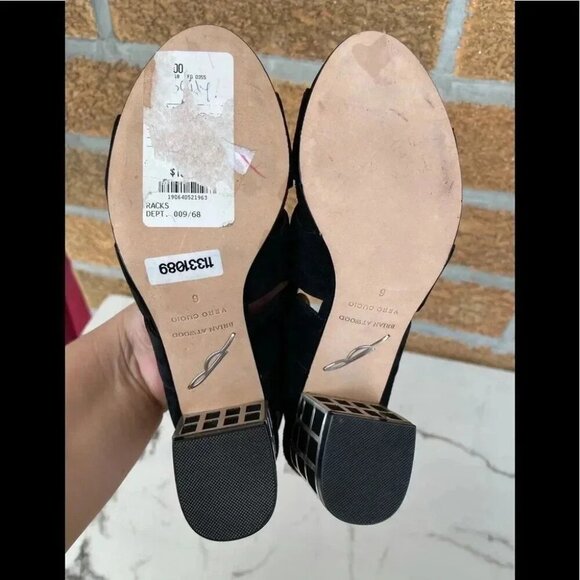 B Brian Atwood Baily Ankle Strap Sandals size 6 - Picture 10 of 13